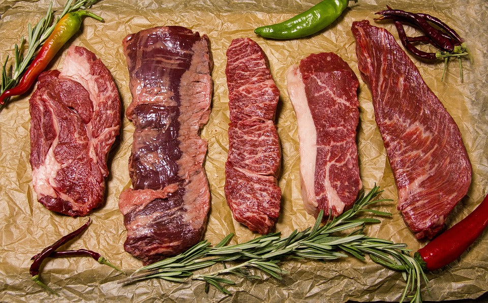 Paket Nr. 1: Black Angus "Exclusive Cuts", insgesamt ca. 5 kg, dry-aged